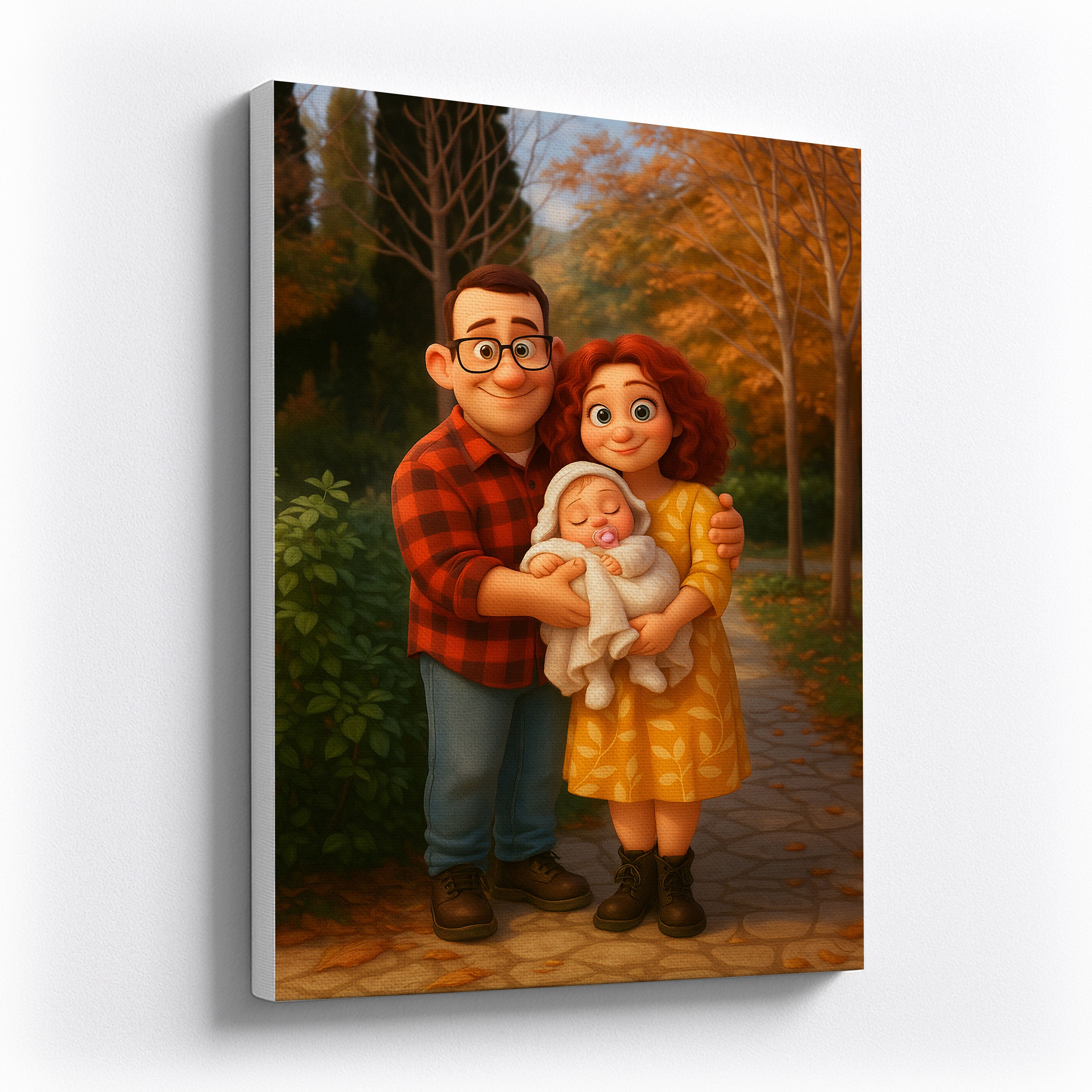Turn Your Family Photo into Disney Style Art – Custom Cartoon Portrait