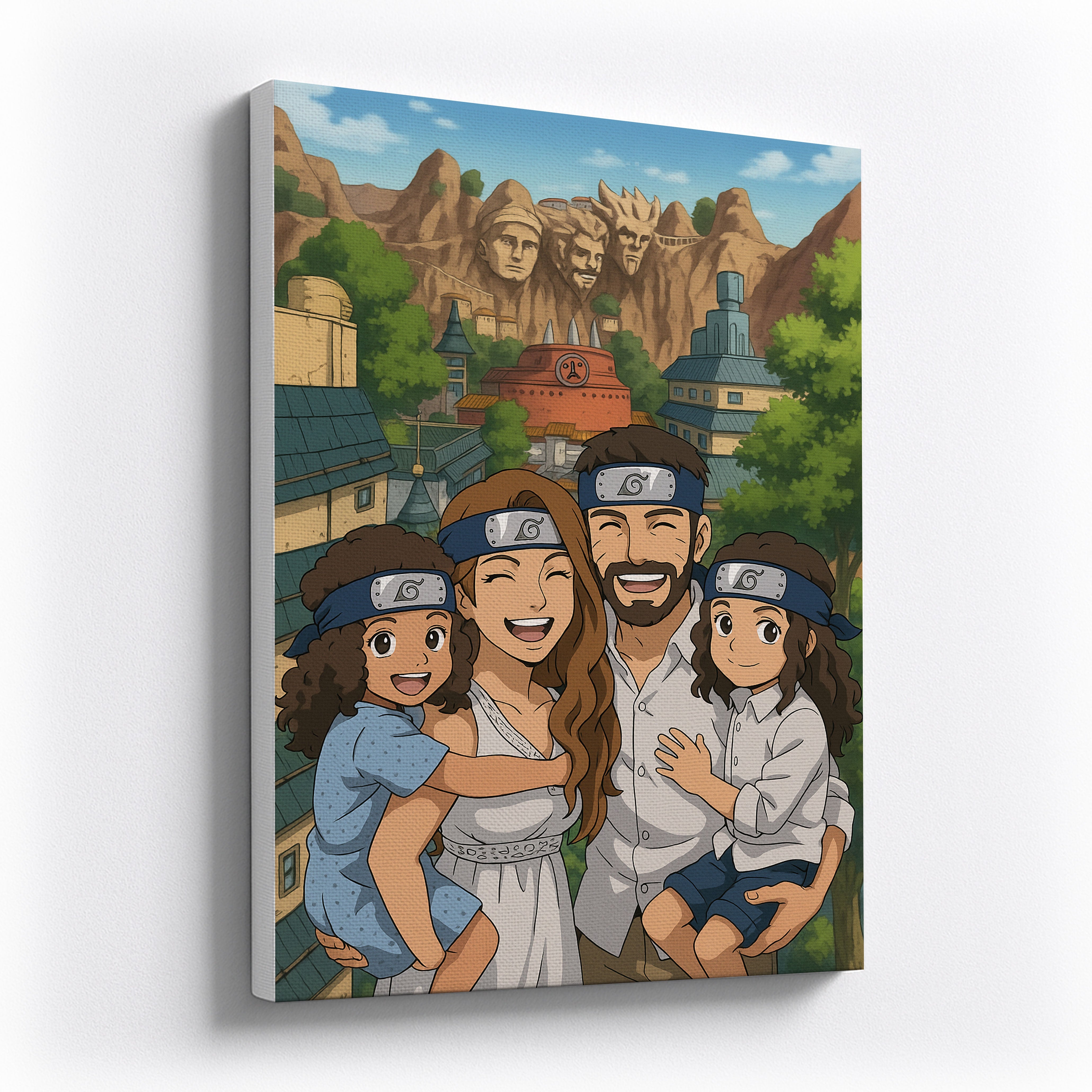Personalized Naruto Portrait – Custom Ninja Village Anime Artwork Gift