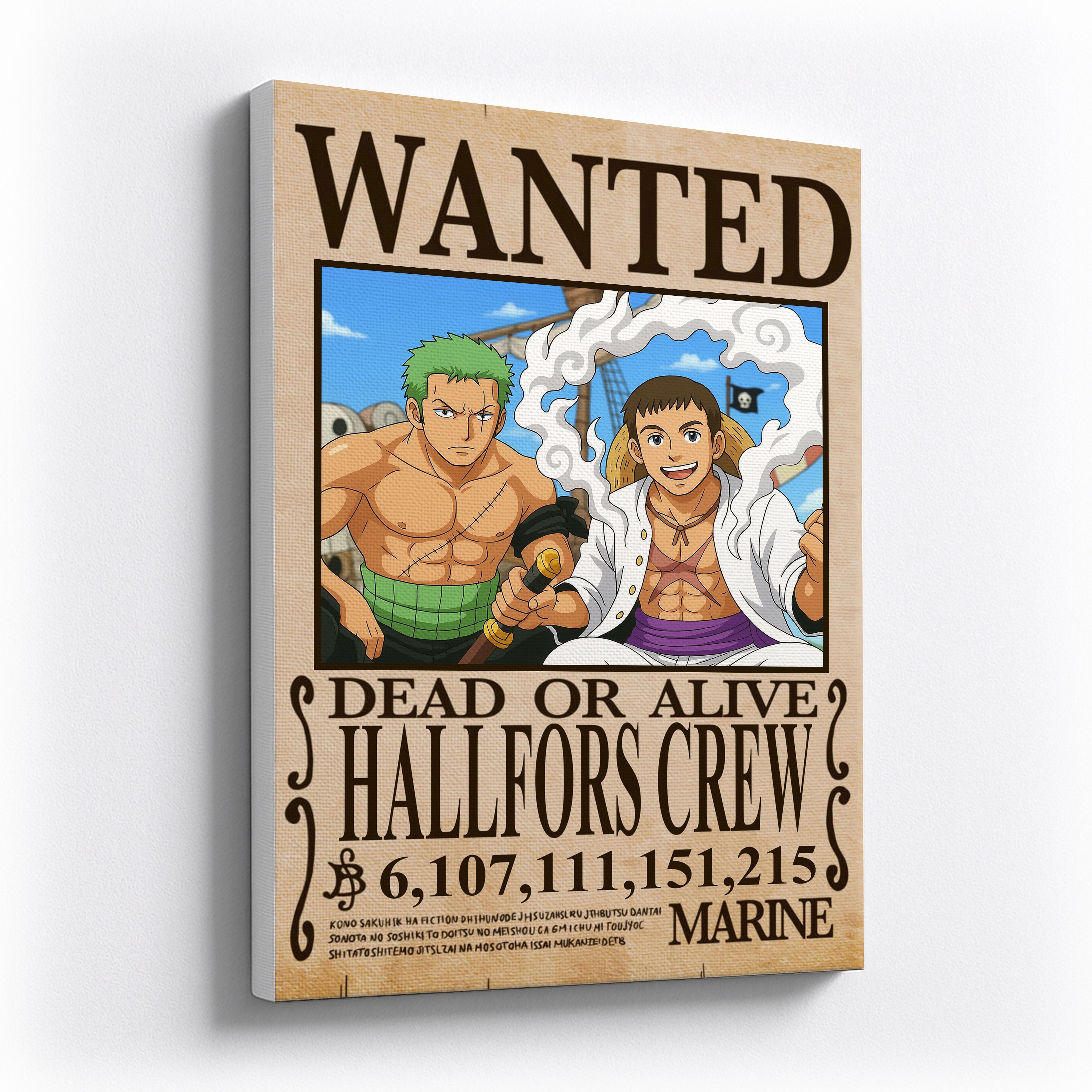 Turn Your Photo into a One Piece Wanted Poster – Personalized Anime Artwork